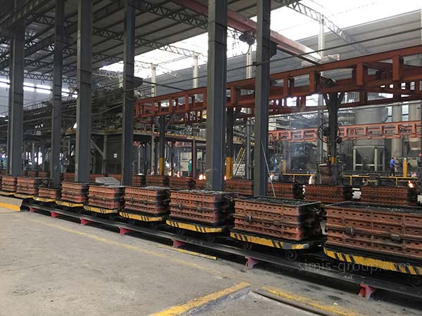 Sand casting factory photos