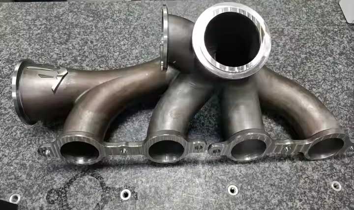 steel intake and exhaust manifolds
