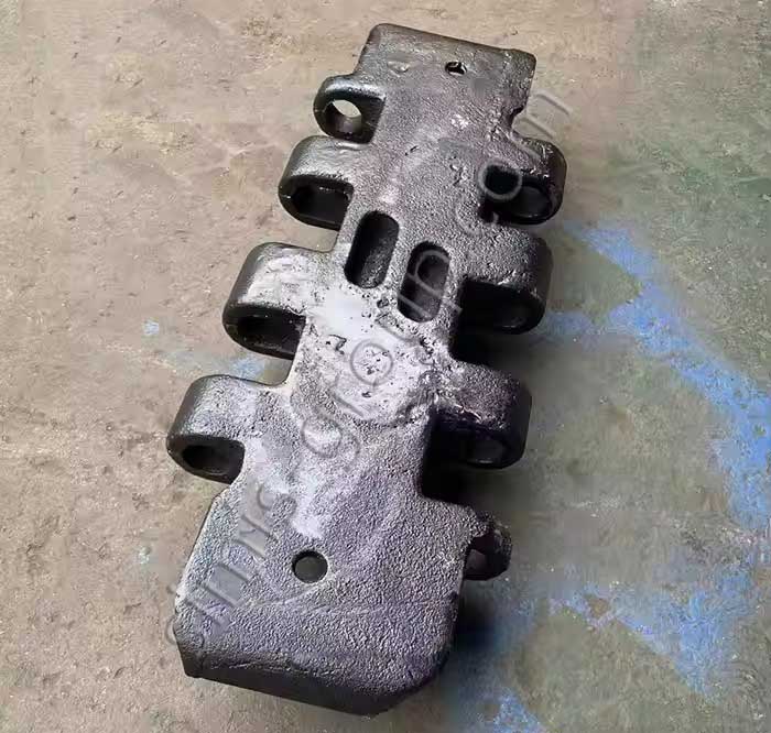 steel undercarriage track plates