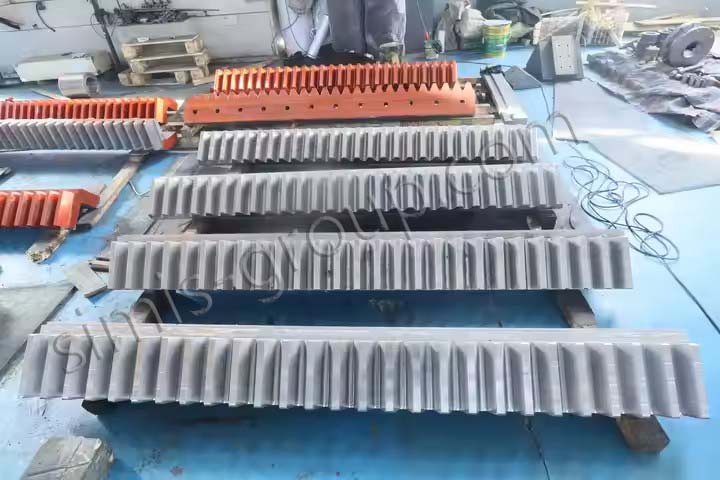 custom steel gear racks