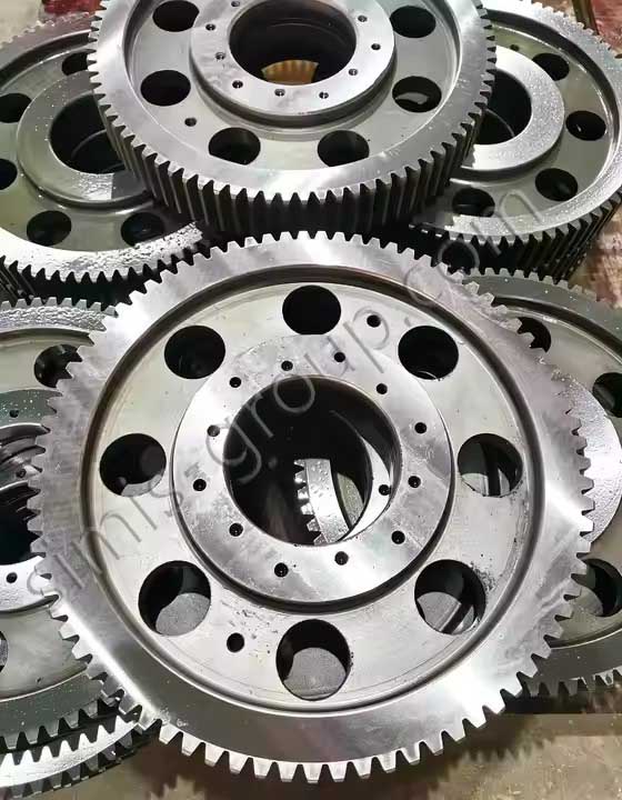 Forged steel spur gears