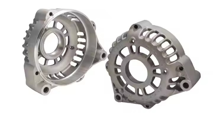 Aluminum alloy alternator housing