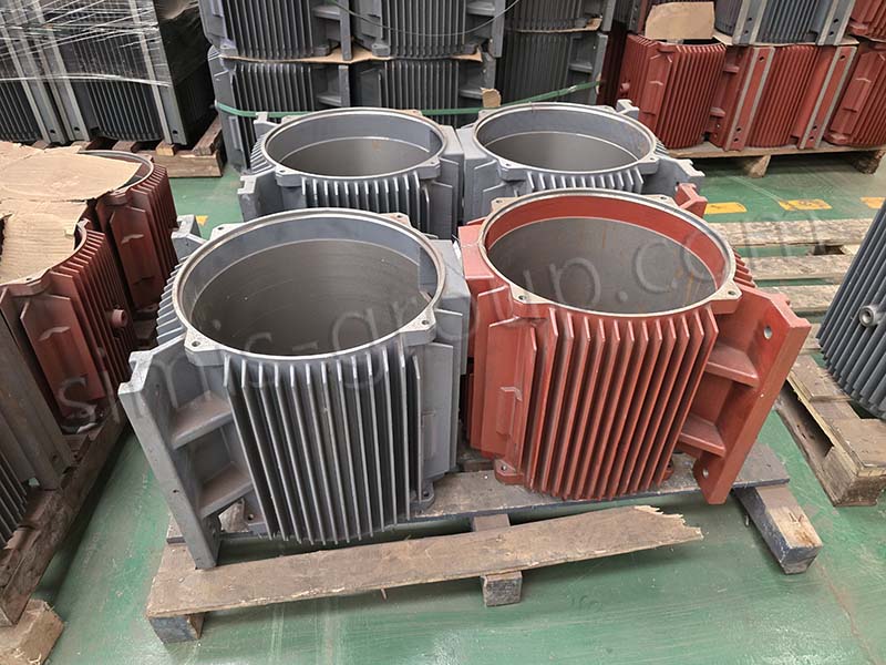 custom cast iron motor housing