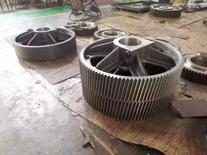 Single helical gears