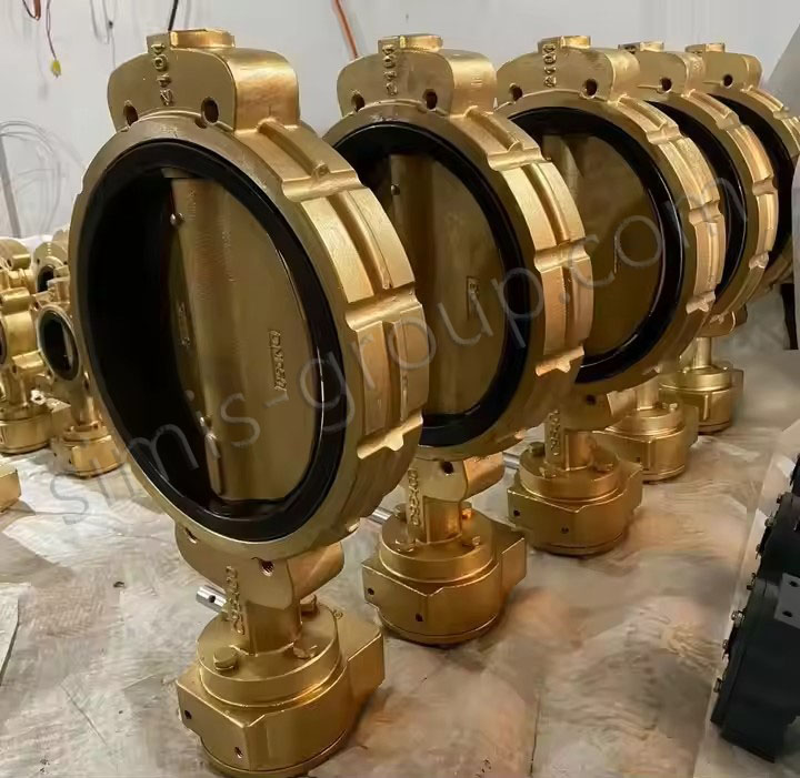 Aluminum bronze marine butterfly valves 