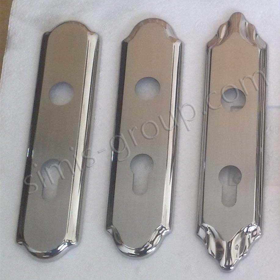 Zinc alloy door lock faceplate 
