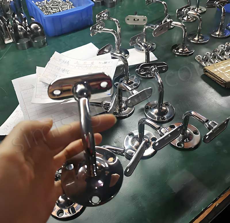 custom manufacturing Stainless Steel Stair Handrails parts 