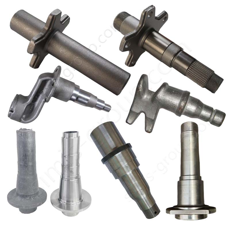 Custom Axle Spindle for Agricultural Machinery