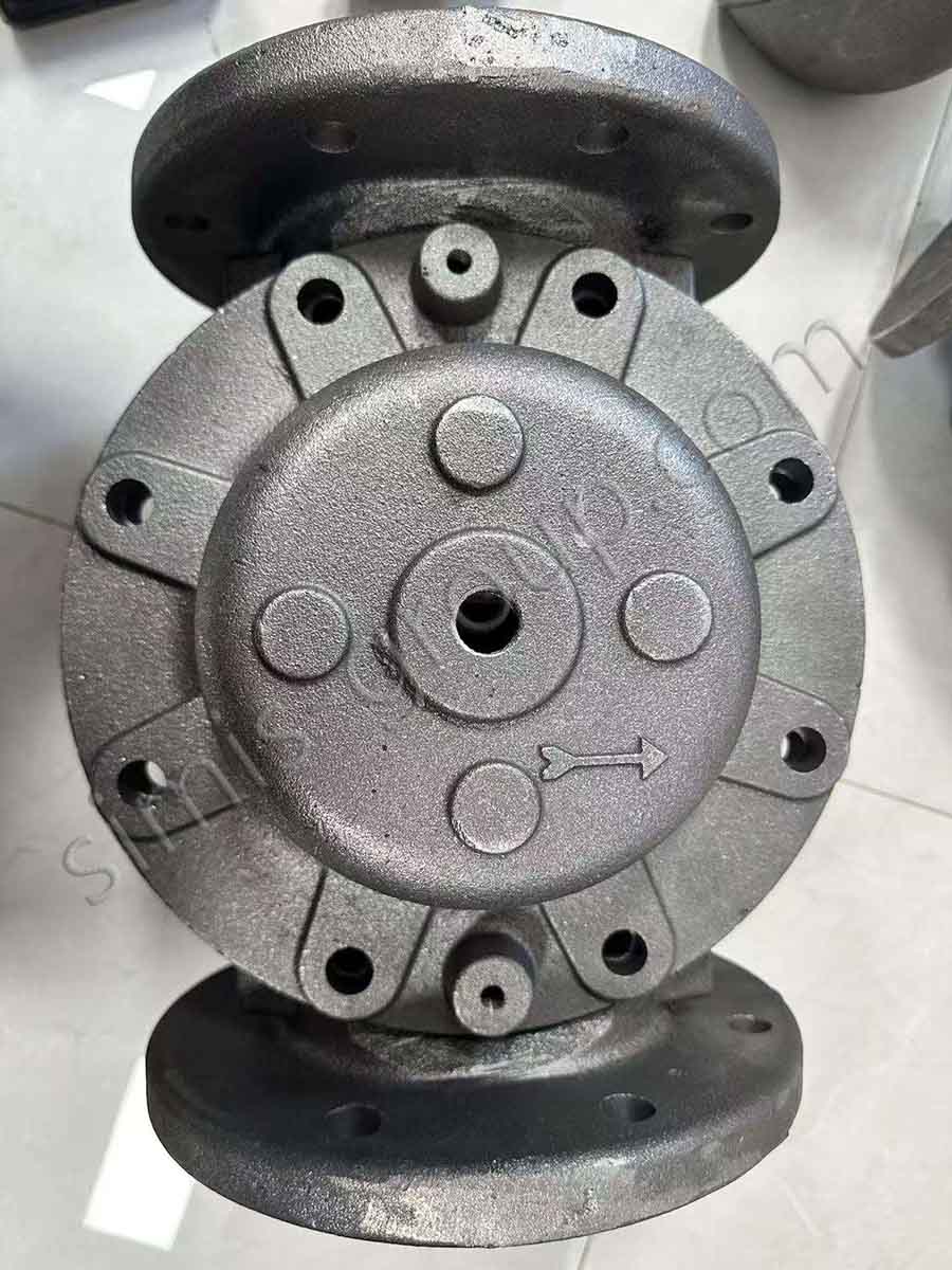 Custom cast iron valve bod