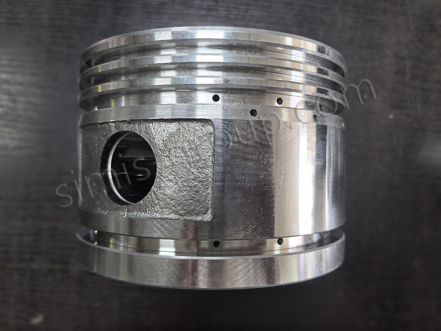 Casting aluminum alloy piston