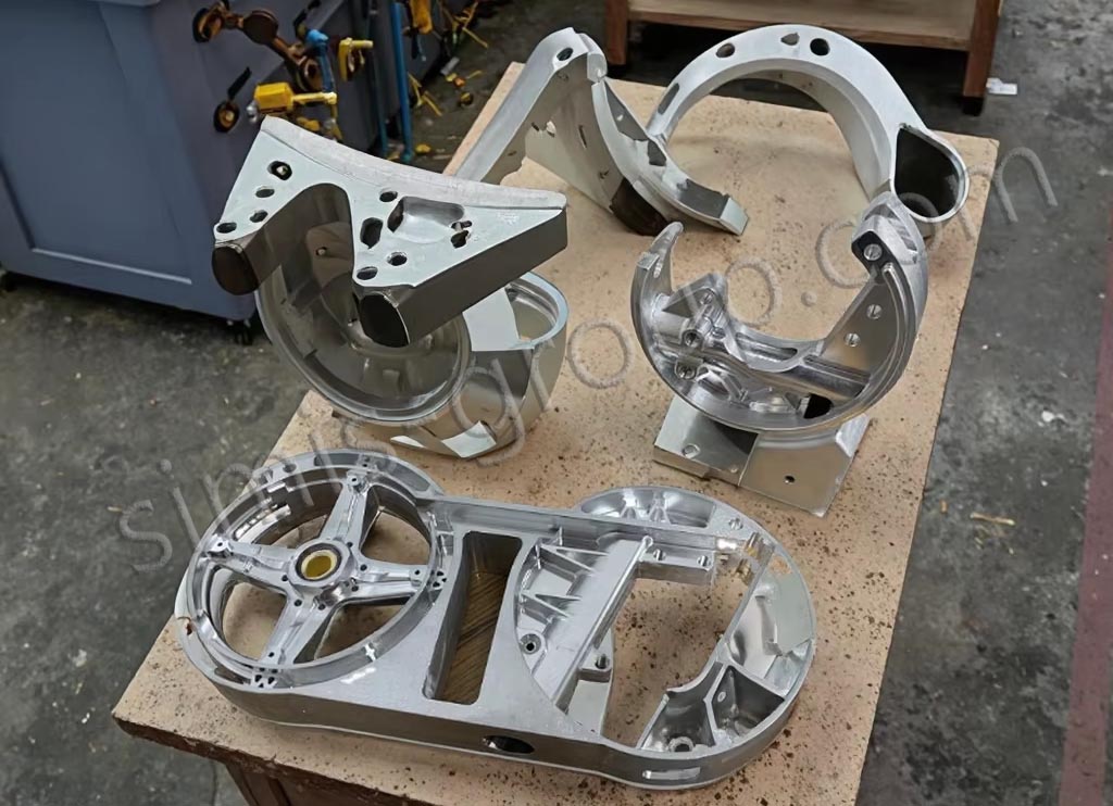 Custom manufacturing of robot metal parts