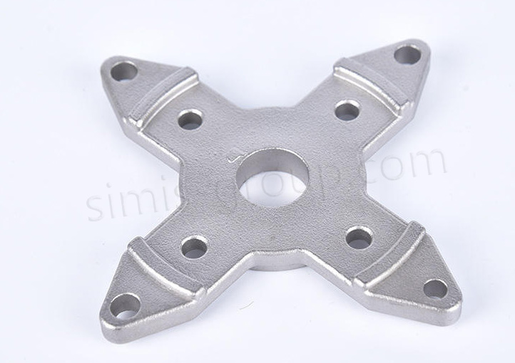 Cast stainless steel ice maker base