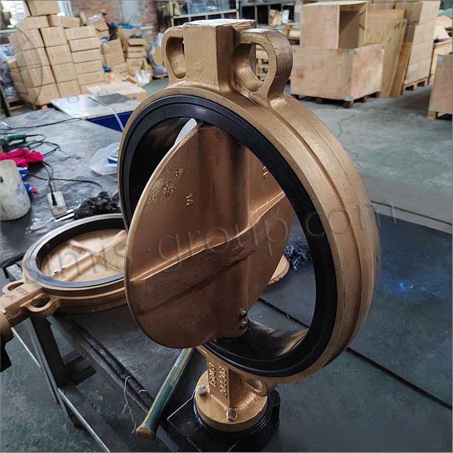 Manufacturing copper alloy butterfly valves