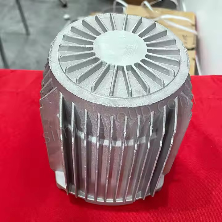 Die-casting aluminum alloy heat sink housing