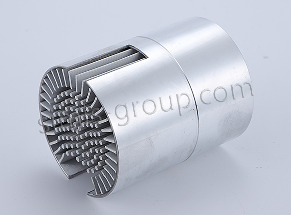 Cold-forged aluminum alloy heat sink