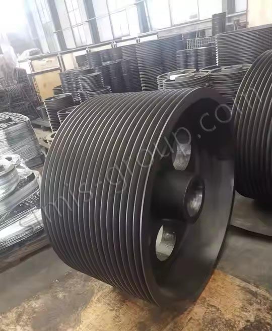 Custom large pulleys