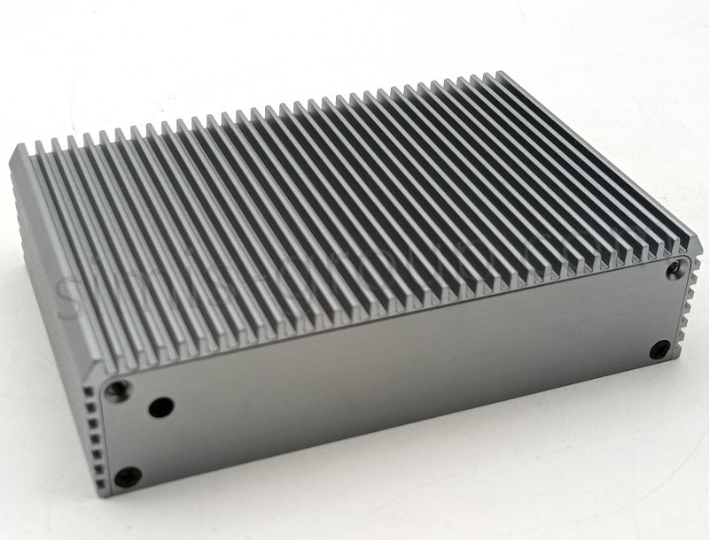 Sheet metal processing of aluminum alloy communication housing