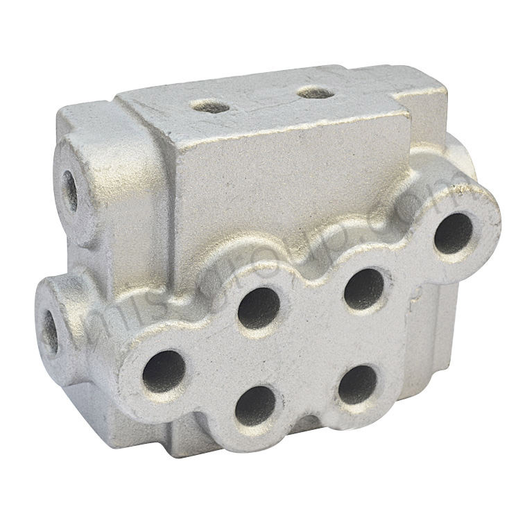 Enlarged version of custom Valve Manifold Block