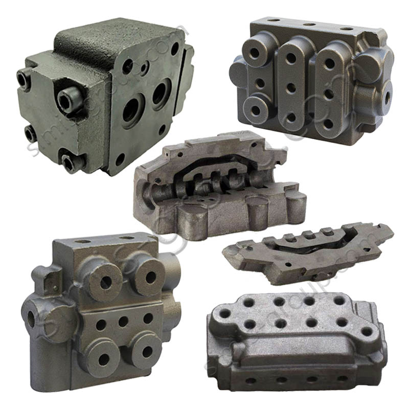 Enlarged version of custom Valve Manifold Block