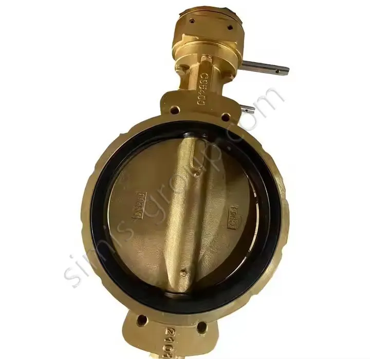 Custom Aluminum Bronze Butterfly Valve