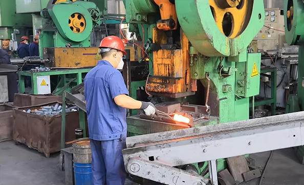 Closed-die forged aluminum alloy robotic arm